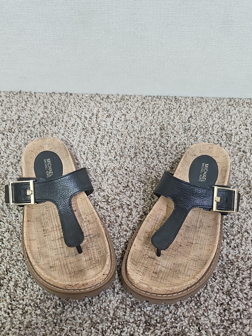 MICHAEL KORS EASTON THONG SANDALS BFPM-08-058